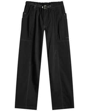 and wander Crinkled Nylon Trousers - Black