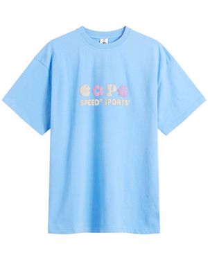 Pawa Speed Sports Multi Monogram T-Shirt - Blue