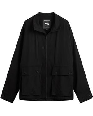 Y-3 Zip Through Track Top - Black