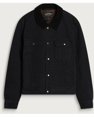 FRIZMWORKS Heavy Canvas Storm Trucker Jacket - Black