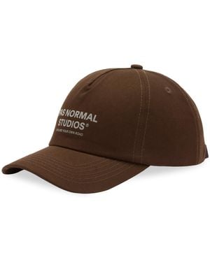 Pas Normal Studios Off-Race Cotton Cap - Brown