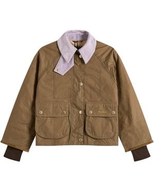 Barbour Crop Beadnell Jacket - Brown