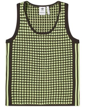 adidas X Wales Bonner Crochet Vest - Green