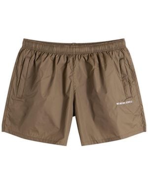 MKI Miyuki-Zoku Swim Shorts - Brown