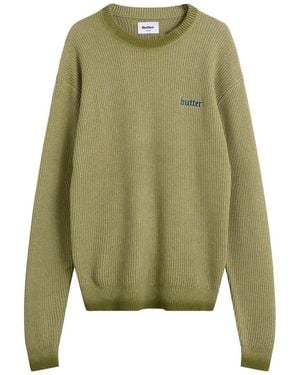 Butter Goods Fade Knit Jumper - Green