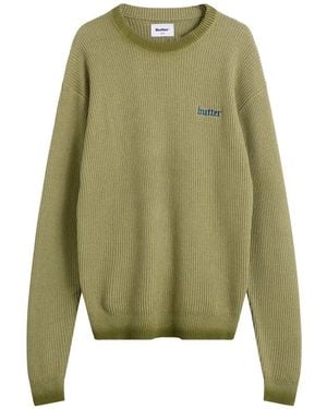 Butter Goods Fade Knit Jumper - Green
