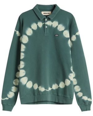 METALWOOD STUDIO Mini Metal Logo Thermal Polo - Green