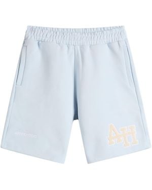 Annie Hood College Sweat Shorts - Blue
