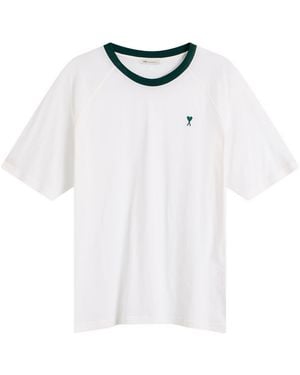 Ami Paris Mercerised Jersey Adc T-Shirt - White