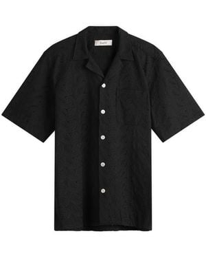 Forét Leo Paisley Shirt - Black