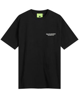 New Amsterdam Surf Association Seal Logo T-Shirt - Black