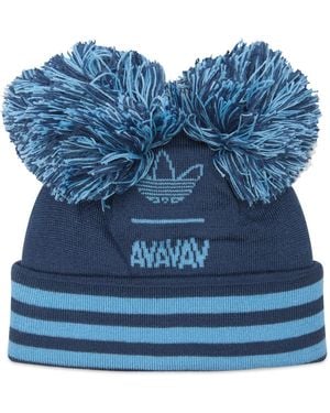 adidas By Avavav Pom Pom Beanie - Blue