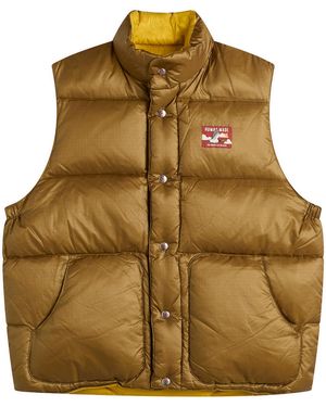 Human Made Reversible Down Vest - Brown