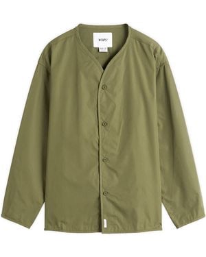 WTAPS Long Sleeve Baseball Shirt - Green