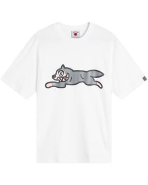 ICECREAM End. X Hickory Running Dog T-Shirt - White
