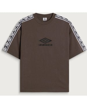 Umbro by Slam Jam Og Tape T-Shirt - Brown