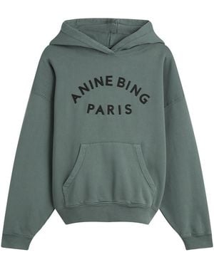 Anine Bing Harvey Paris Hoodie - Green