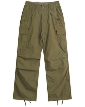 Beams Plus Big 6 Pocket Cargo Trousers - Green