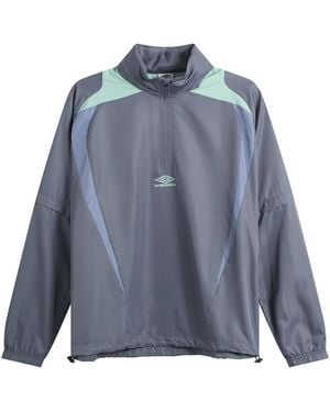 Umbro Zip Off Sleeve Wind Jacket - Blue