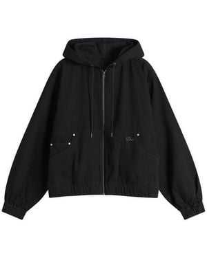 Dime Hooded Denim Jacket - Black