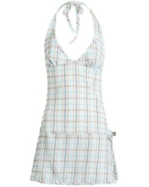 Peachy Den Cindy Halter Skort Dress - Blue