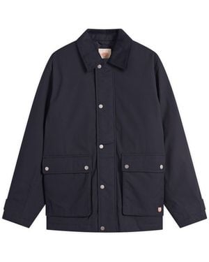 Armor Lux Quilted Work Jacket - Blue