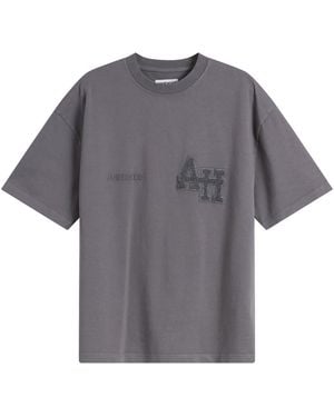 Annie Hood University T-Shirt - Grey