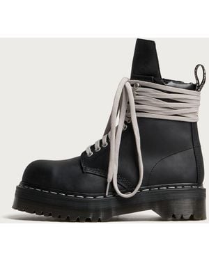 Rick Owens X Dr. Martens Quad Sole Steel Toe Boot - Black