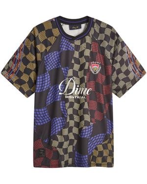 Dime Chequered Home Jersey - Blue