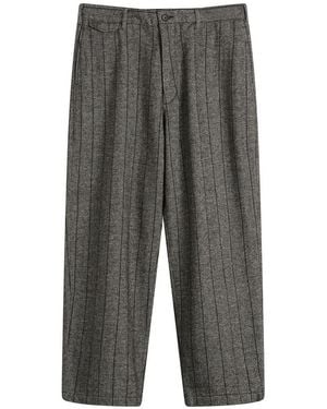 Engineered Garments Herringbone Wool Officer Pant - Grey