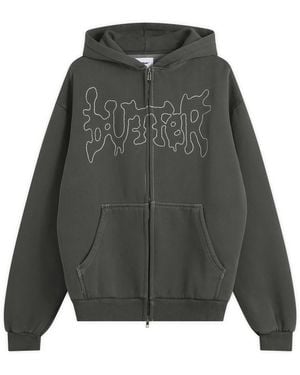 Butter Goods Blotch Zip Hoodie - Grey