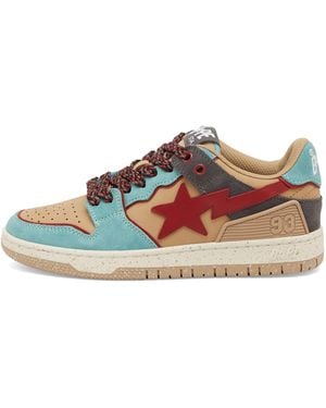 A Bathing Ape Bape Sk8 Sta #4 Trainers Drab - Multicolour