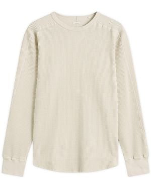 Nanamica Crew Neck Thermal Sweatshirt - White