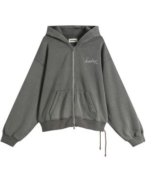 Sundays Zip Hoodie - Grey