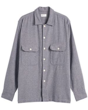 Universal Works Alaska Cotton Utility Shirt - Gray