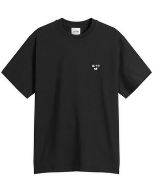Arte' Heart Logo T-Shirt - Black
