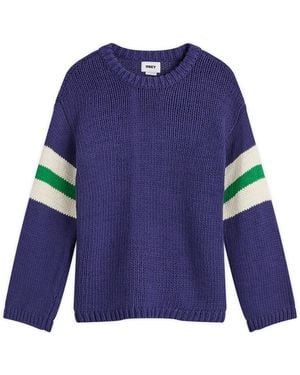 Obey Zone Stripe Sweater - Blue