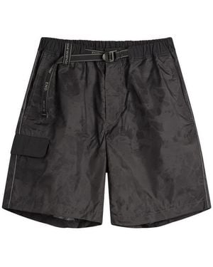 and wander End. X Nylon Print Short Pant - Black