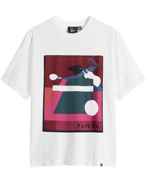 by Parra Ping Ponged T-Shirt - White