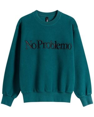No Problemo Reverse Fleece Sweatshirt - Green