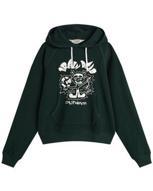 Brain Dead Global Shock Hoodie - Green
