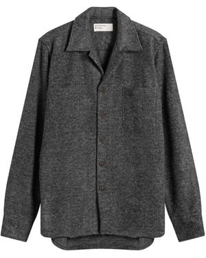 Universal Works Dam Marl Work Overshirt - Gray