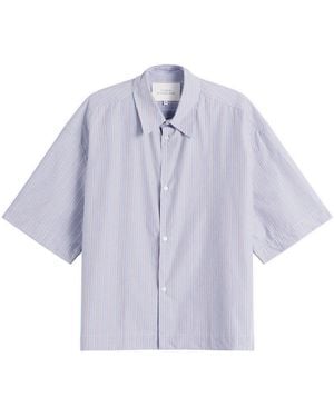 Studio Nicholson Sanko Boxy Shirt - Purple