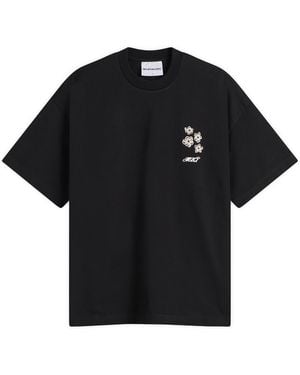 MKI Miyuki-Zoku Hibiscus T-Shirt - Black
