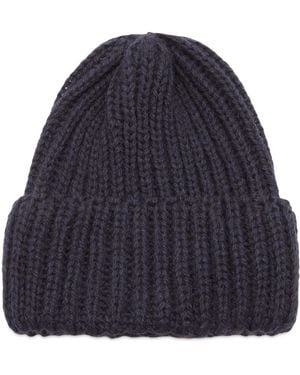 Cafe Mountain Wool Toque Beanie - Blue