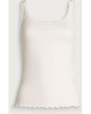 Skims Pointelle Cami Top - White