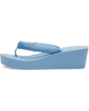 Calvin Klein Padded Flip Flop - Blue