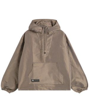 Umbro by Slam Jam Masked Check Anorak - Brown