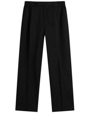 MKI Miyuki-Zoku Pleated Suit Trousers - Black