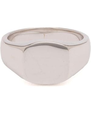 Serge Denimes Signet Ring - White